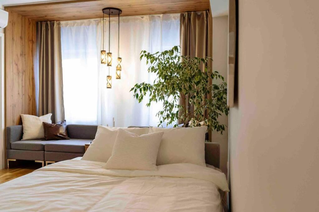 Stunning Views 2Br Intercontinental Flat Leilighet Bucureşti Eksteriør bilde