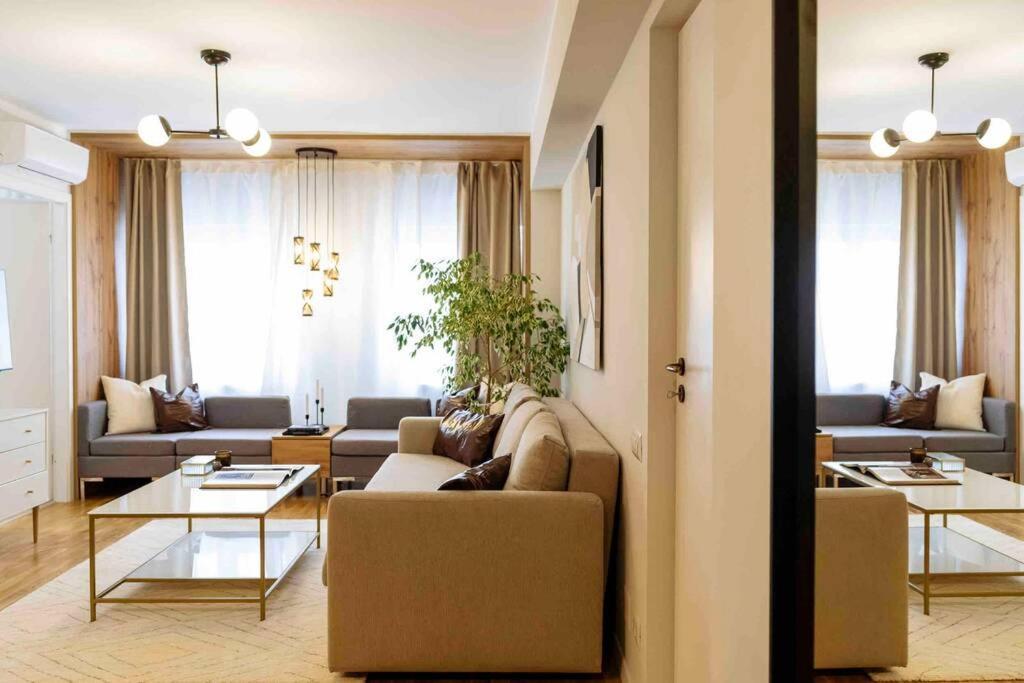 Stunning Views 2Br Intercontinental Flat Leilighet Bucureşti Eksteriør bilde
