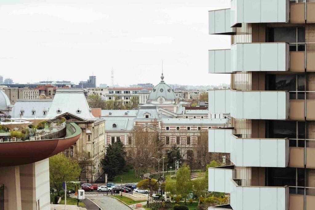Stunning Views 2Br Intercontinental Flat Leilighet Bucureşti Eksteriør bilde